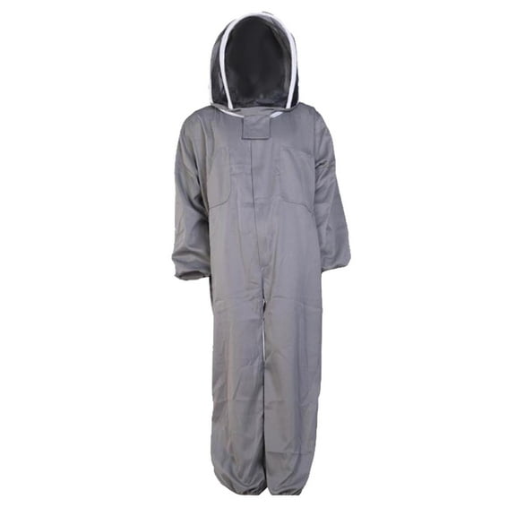 figatia Bee Suit Hood Outfit Breathable Clothing Farm Smock Outfit Beekeeper Suit Beekeeping Costume for Yard Men Outdoor Women XL