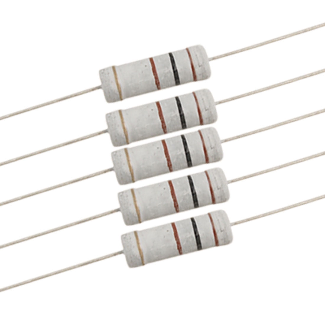 10 x 5W 700V 100 ohm Metal Oxide Film Resistors 5 Watt