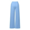 thumbnail image 6 of Womens Pants Women Pants Casual Light Blue Womens Pants Comfy Pants Women Work High Waisted Trousers Fall Pants for Women 2025, 6 of 6