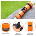 thumbnail image 4 of Lttoisl Irrigation Quick Connect Coupling with Built-in Throttle Valve, Water Flow Control Valve Connector for Garden Hoses, Easy Repair System, Durable Outdoor Shut-Off Adapter, 4 of 8