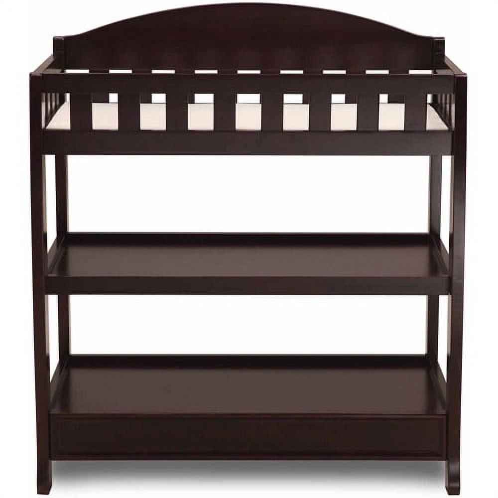 Delta Children Wilmington Changing Table with Pad, Dark Chocolate - image 3 of 5