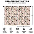thumbnail image 2 of Blackout Kids Curtains,Dachshund and Flower Childrens Insulated Curtains Set Of 2,Bedroom Essentials,Toddler Room Decor 42"x63"(106x160cm), 2 of 4