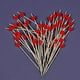 thumbnail image 4 of Palillos de cóctel (100 unidades), palillos de madera, artículos para fiestas, bocadillos, frutas, sándwiches, corazones rojos, 4 of 4