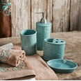 thumbnail image 2 of Savannah 4 Piece Bathroom Countertop Accessory Set, Turquoise, 2 of 2