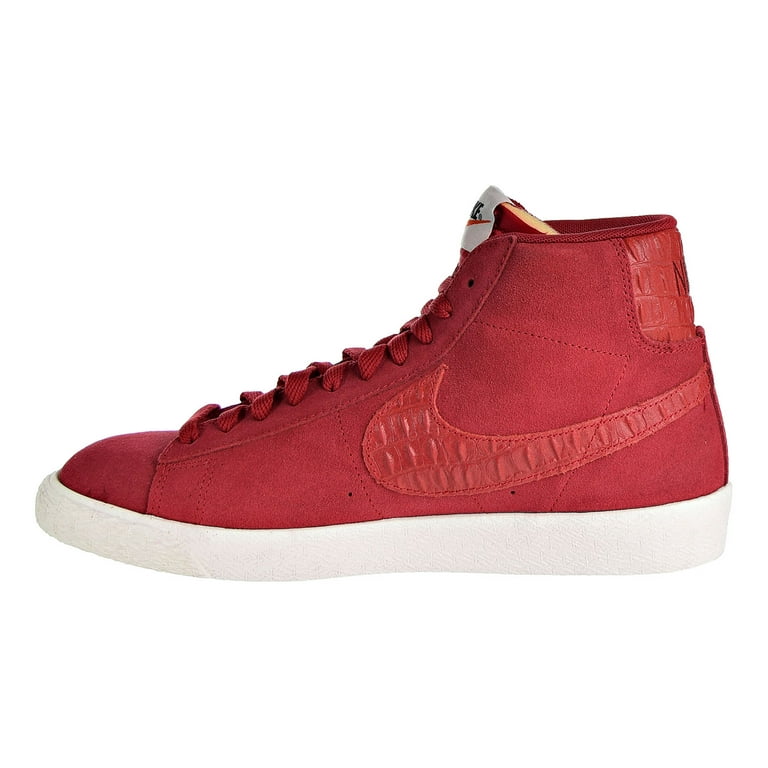 recoger Cerveza inglesa pista Nike Blazer Mid Premium Vintage Men's Sneakers Shoes Gym Red 638261-601 -  Walmart.com