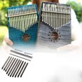 thumbnail image 3 of Juego 10 Llaves Sillín Piano Pulgar Piezas Repuesto DIY para Kalimba 2 Uds., 3 of 8