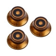 thumbnail image 1 of EeaseCA 3PCS/Set Round Guitar Knobs Volume Tone Control Knobs Rotary Knobs Epiphone Style Electric Guitar Parts Replacement GD39 (Light Brown), 1 of 7