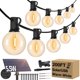 thumbnail image 1 of Guirnalda de luces solares Lakumu, 200 pies, 104 LED, 2700 K, resistente al agua, 1 of 8
