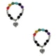 thumbnail image 3 of Sonducket Promueva la emocional con pulseras de cristales de Pulseras de chakras Regalos de cristales de chakras 10 mm 10mm 2Conjunto, 3 of 6