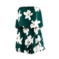 thumbnail image 5 of Shadoumai Summer Playsuits for Women Elegant Strapless Jumpsuit Ladies Wrap Waist One Piece Tube Rompers Shorts Casual Plain Slim Fit All In On Party Jumpsuits, 5 of 5