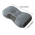 thumbnail image 2 of Memory Foam Neck Pillow for Sleeping - Ergonomic Cervical Support Pillow, Contour Design for Side & Back Sleepers, Shoulder Pain Relief, Machine Washable & Breathable Cover, 2 of 5