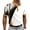 Beige, variant on Yuanlook Men's Gradient Dot Block Collar Short Sleeve Collared Top, Quick Dry Athletic Shirt for Golf Field Training & Daily Casual Matching S-5XL