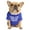 Royal Blue, variant on SPRING PARK Dog Shirt Cotton Letter Printing Two-legged Summer Round Neck Short Sleeve Vest Clothes for Pet Puppy