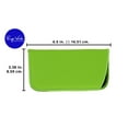 thumbnail image 3 of 3 Pack Faux Leather Soft Slip In Eyeglass Case For Women & Men, Blue/Green/Orange, 3 of 6