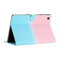 thumbnail image 5 of for Samsung Galaxy Tab S6 Lite 10.4" 2020 / 2022 / 2024, Gradient Color PU Leather Folio Stand Magnetic Wallet with Card Pockets [Auto Wake/Sleep] Soft TPU Shockproof Cover, Pink+Blue, 5 of 11