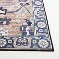 thumbnail image 5 of SAFAVIEH Tucson Georgeanna Traditional Machine Washable Area Rug, Light Blue/Navy, 8' x 10', 5 of 13