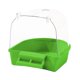 thumbnail image 1 of Dispensador de agua para pájaros y loros, fácil de instalar. Verde, 1 of 9