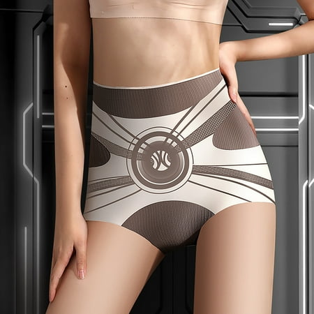 Hip Shaper for Women Hontri Women s Shapewear Control Panties Women s High Waisted Ice Silk Shaping Underwear with Abdomen And Buttocks Shaping Underwear