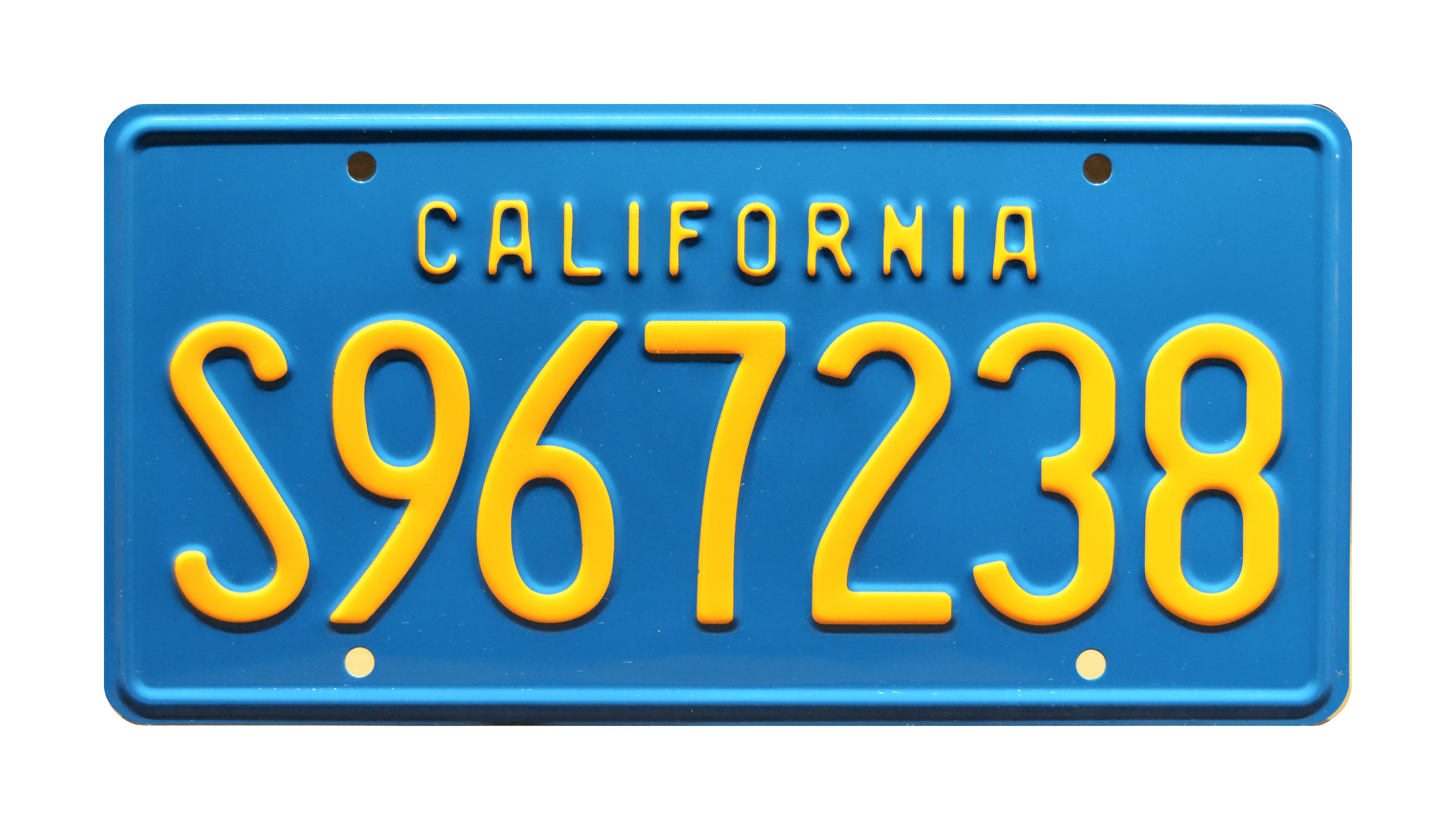 The ATeam Mr T's GMC Van S967238 Metal Stamped Replica Prop License Plate