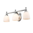 thumbnail image 2 of 4423-CH Millennium Lighting 3 Light Bath Vanity-8 Inch Tall and 21.5 Inch Wide-Chrome Finish, 2 of 4