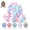 50 Balls, 5 Macaron Colors, variant on 50 100 200 400 Soft Plastic Ball Pit Balls For  Gift Birthday Christmas Play Tent Kiddie Pool Water Toys Party Decoration