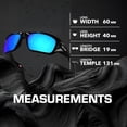 thumbnail image 5 of Oakley Masseter 0OO9486 Sunglasses Polished Black Frame w/Prizm Sapphire Polarized Lenses With Official Eyewear Kit, 5 of 5