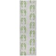 thumbnail image 2 of Addison Rugs Dream Shag Premium Machine Washable Transitional Seahorses Green Runner Rug, 2'3" x 7'6", 2 of 8