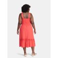 thumbnail image 2 of Time and Tru Women's and Women’s Plus Sleeveless Midi Dress, Sizes XS-4X, 2 of 4