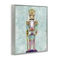 thumbnail image 3 of Stupell Industries Pastel Nutcracker over Snowflakes Gray Framed Giclee Art, design by Sara Culpepper, 20 x 16, 3 of 8