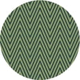 thumbnail image 1 of Ahgly Company Indoor Round Patterned Green Snake Green Area Rugs, 3' Round, 1 of 6