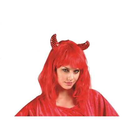 She Devil With Horns Wig