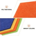 thumbnail image 5 of unbranded  4 Pcs Message Board Wall Bulletin Hexagon Felt Fabric Memory Office, 5 of 8