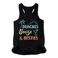 thumbnail image 4 of Womens Summer Tops Crew Neck Letter Print Graphic Sleeveless Tank Fashion Tee Fit Dressy Casual Women Tops, 4 of 4