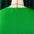 thumbnail image 6 of AURA Plus Size Women High Waist Pleated Pencil Midi Dress Elegant Office Commuter Style, 6 of 9