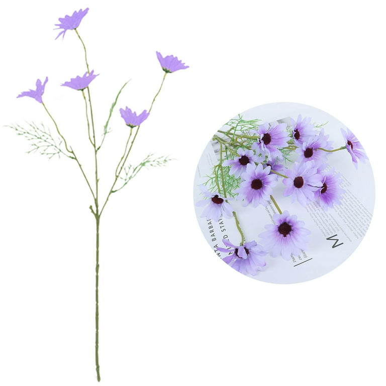 Windfall 5PCS Artificial Daisy Decor DIY Flower Decoration for
