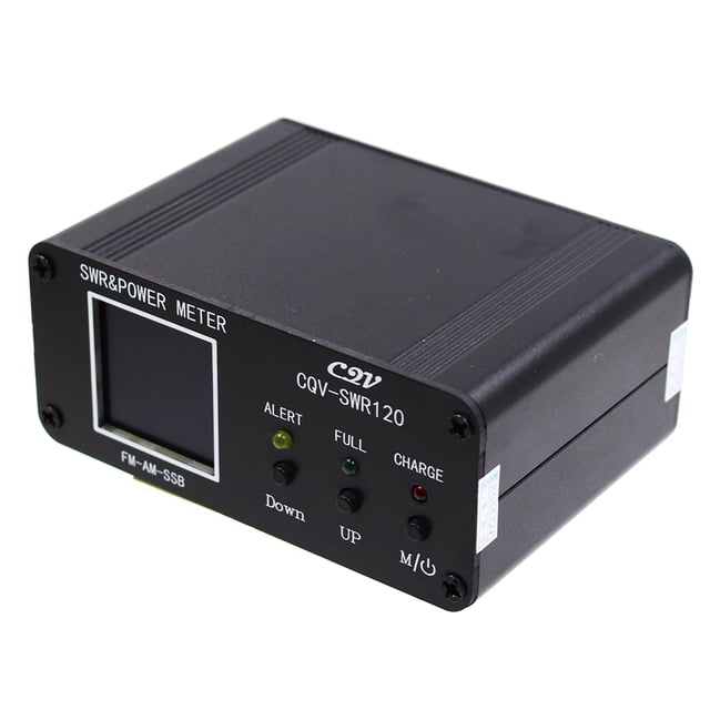 Medidor potencia SWR Indicador LED FM-AM-SSB Alarma alta 120W CQV-SWR120