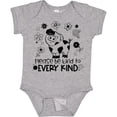 thumbnail image 3 of Inktastic Please Be Kind to Every Kind Cute Pig and Flowers Boys or Girls Baby Bodysuit, 3 of 5