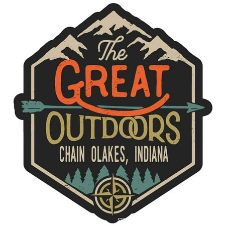 

Chain Olakes Indiana The Great Outdoors Design 2-Inch Fridge Magnet