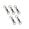 thumbnail image 1 of Wweixi 5 Pcs Roulements Connecteurs Pivotants Anneaux Solides Portables en Acier Inoxydable Pièces de Pêche 1, 1 of 8