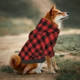 thumbnail image 4 of 2 Pack Plaid Dog Coats Warm Flannel Jacket Vest for Medium Large Dogs Winter Pet Apparel Soft Comfortable Durable Outdoor, 4 of 5