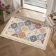 thumbnail image 5 of Felpudo de Entrada con Diseño Geométrico | Alfombra Multicolor Flocada 80X50X2 Cm | Decoración para El Hogar, Sala de Estar o Dormitorio, 5 of 6
