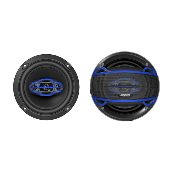 Par de altavoces de audio para puerta de coche Jensen JS6504 de 4 vías y 6.5 pulgadas