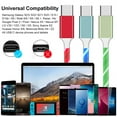 thumbnail image 6 of 3-Pack USB C Charger Cable, LED Light Up USB A to USB C Cable 3A Fast Charging Type C Cord for Most Type C Device (3.3ft,Blue+Red+Green), 6 of 7