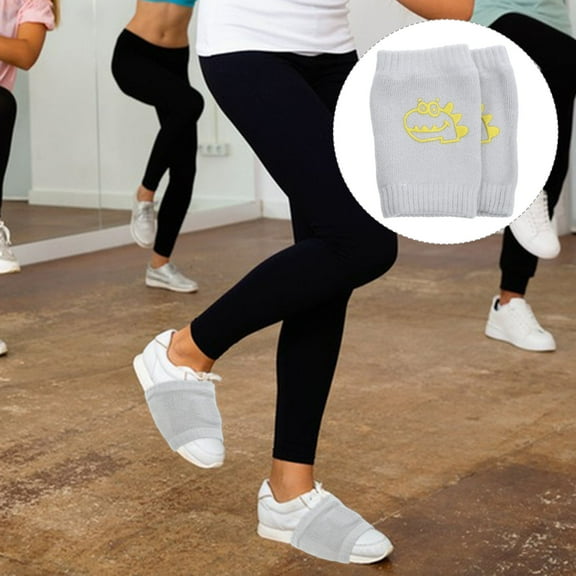 MIPCASE 2 Pairs of Dance Shoe Socks Cotton Light Grey Shoe Protector for Women