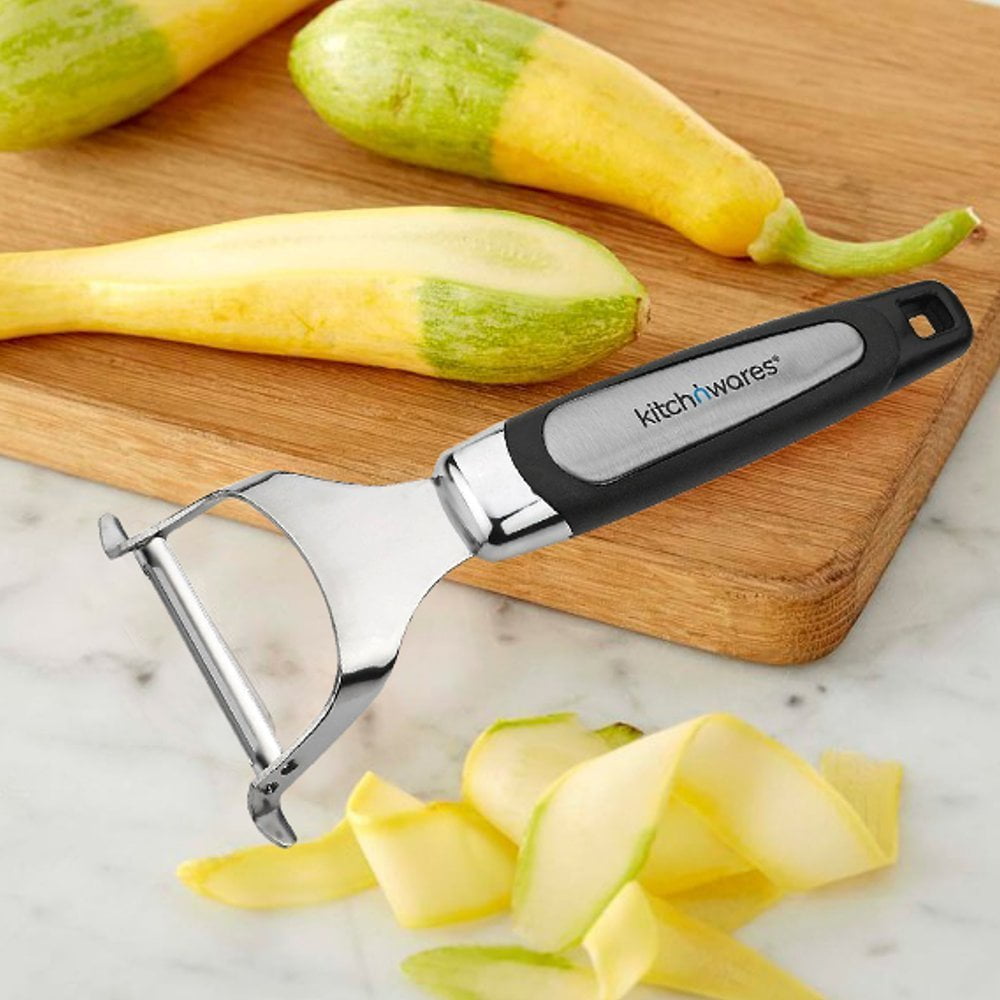 2Pcs Heavy Duty Chrome Alloy Kitchen Potato Peeler Fruit Vegetable Rapid  Slicer
