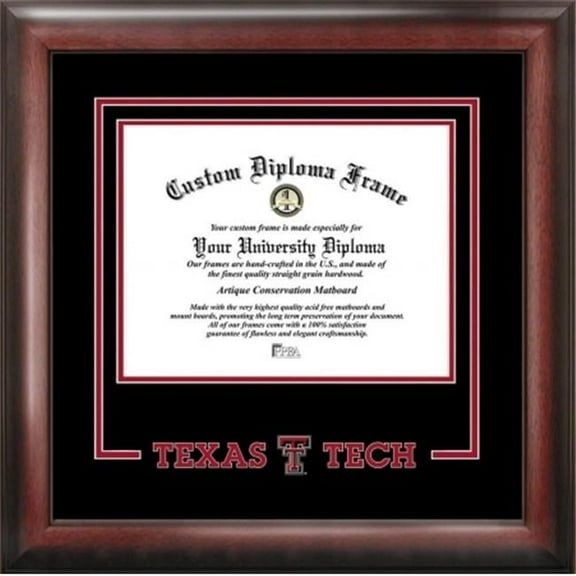 Campusimages TX960EXM Texas Tech University Executive Diploma Frame