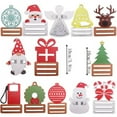 thumbnail image 5 of ZHISHIMINGJUN 14PC Christmas Money Holders For Cash, Christmas Money Holder Hanging Ornaments, Handmade Wooden Money Clip Happy Santa Christmas Money Dispenser With Blessing, 5 of 6