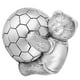thumbnail image 1 of Alcancía, alcancía con forma de osito de peluche y balón de fútbol, uso práctico, 1 of 8