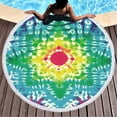 thumbnail image 1 of Fête du Canada Kcavykas Saison de la Rentrée Scolaire, Serviette de Plage Ronde Imprimée en Microfibre, Châle de Serviette de Plage, Tapis de Plage, 1 of 4
