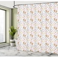 thumbnail image 4 of Ambesonne Fashion Shower Curtain, Lady Boots High Heels Art, 69"Wx70"L, Soft Pink Seafoam White, 4 of 4